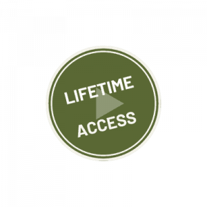 Lifetime access badge